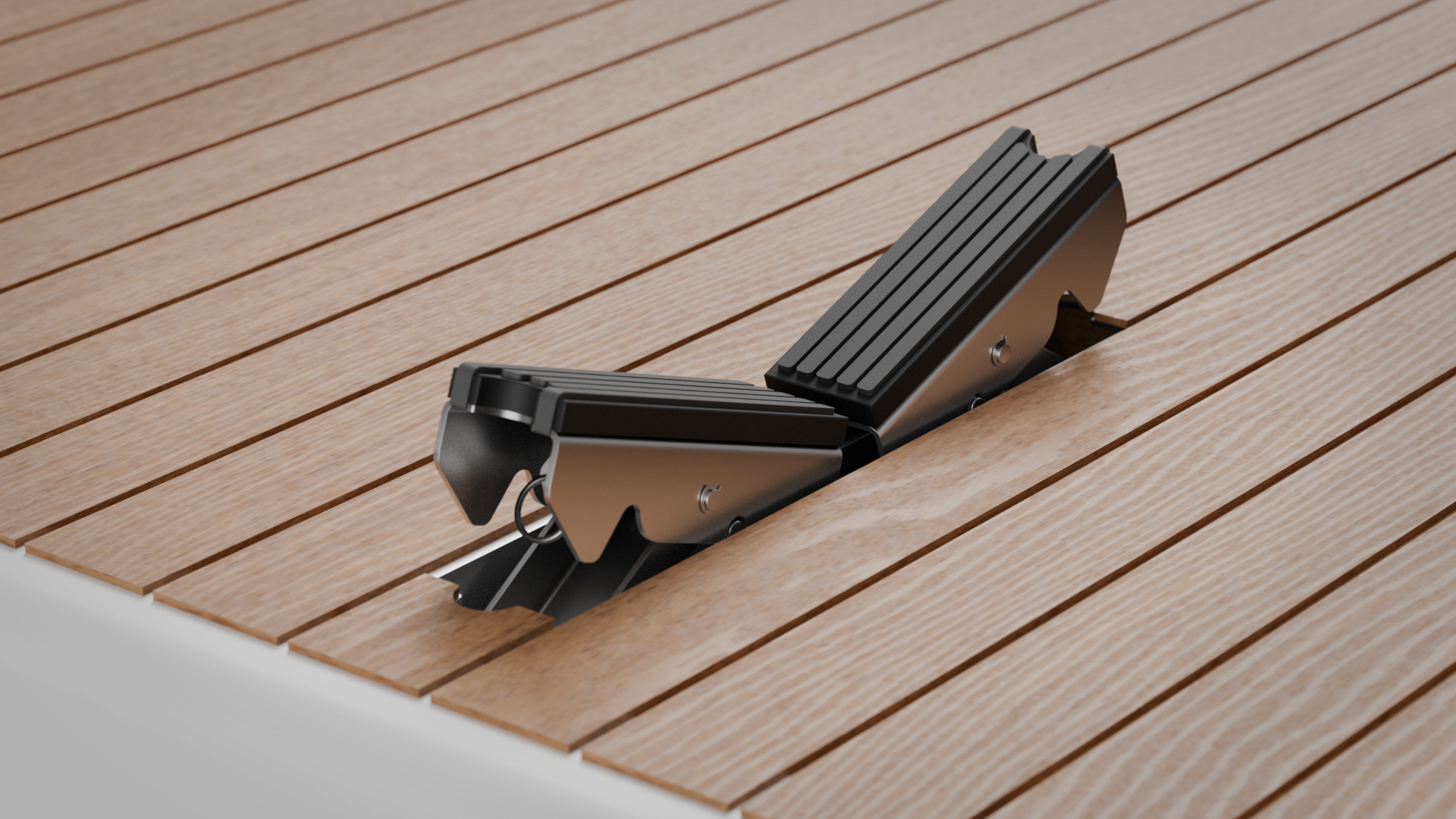 Integrated Dinghy-Chocks